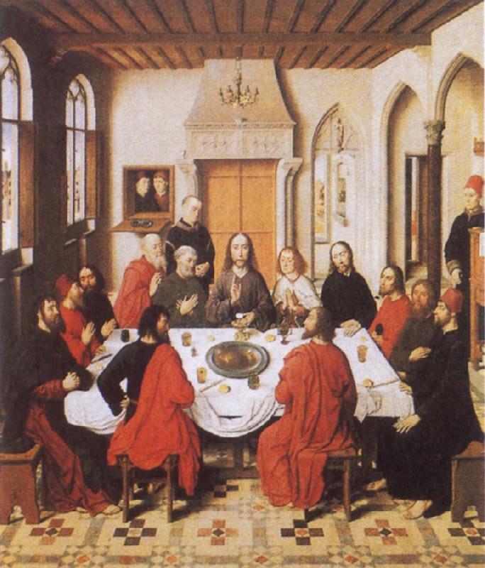 Dieric Bouts The Last Supper Sweden oil painting art
